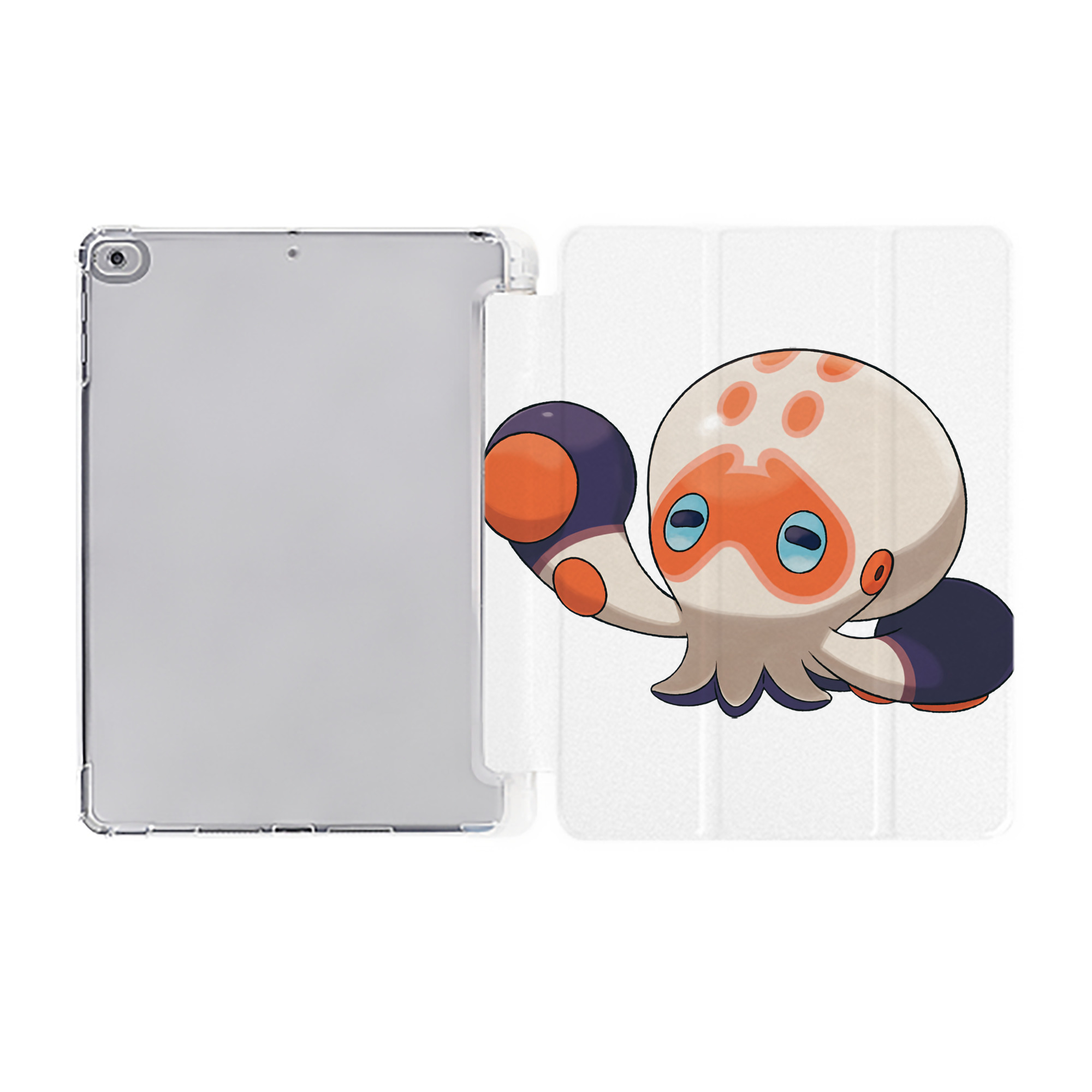 （画像用） ポケットモンスター Pokémon IPad ケース ペン収納付き 三つ折りスタンド PUレザー×シリコン 対応機種9.5/10.5/10.9インチ